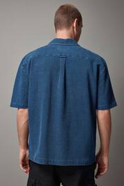 Blue Denim Twin Pocket Short Sleeve Shirt - Image 3 of 8