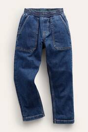 Boden Blue Pull-On Denim Jeans - Image 1 of 3