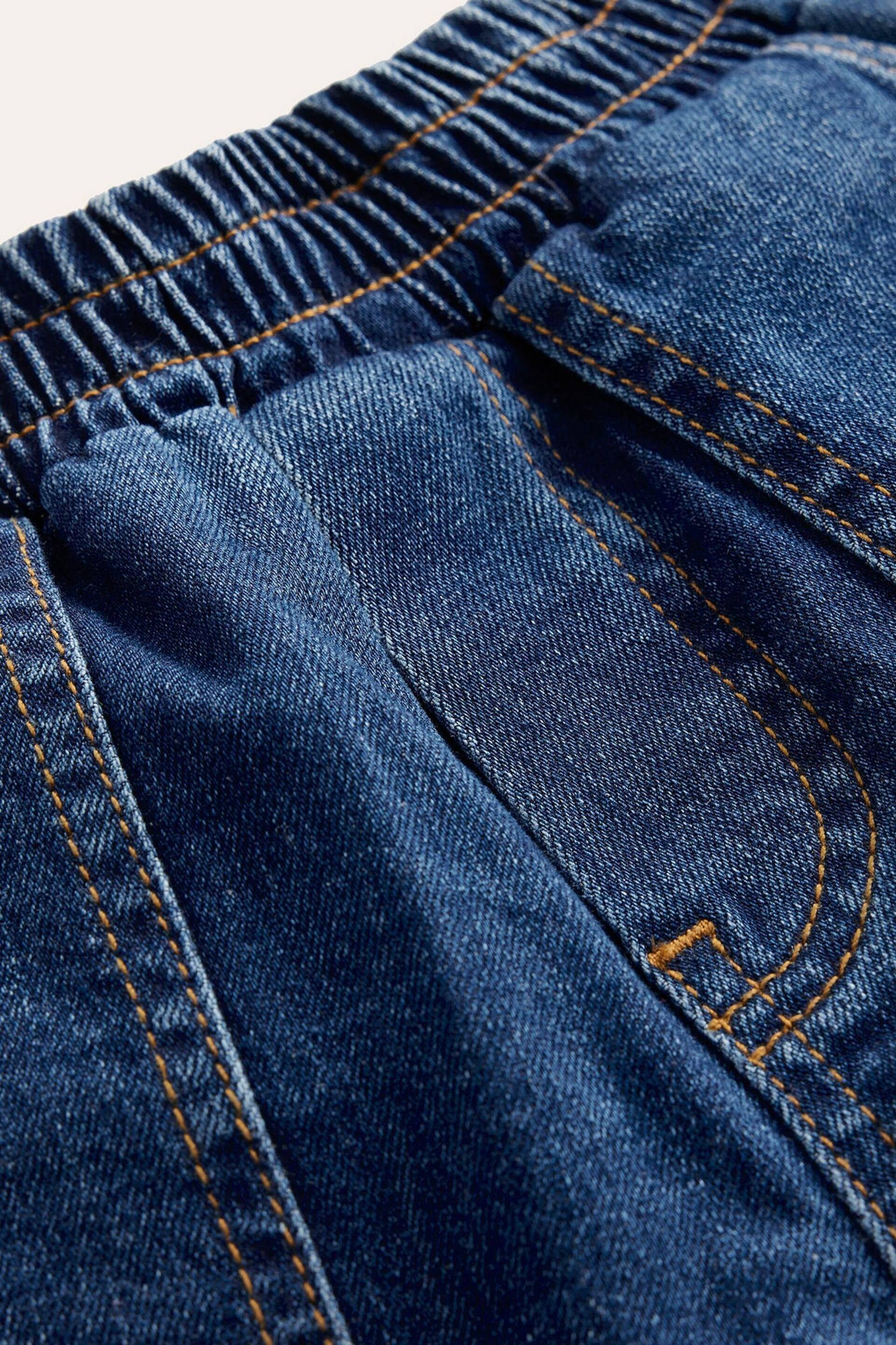 Boden Blue Pull-On Denim Jeans - Image 3 of 3