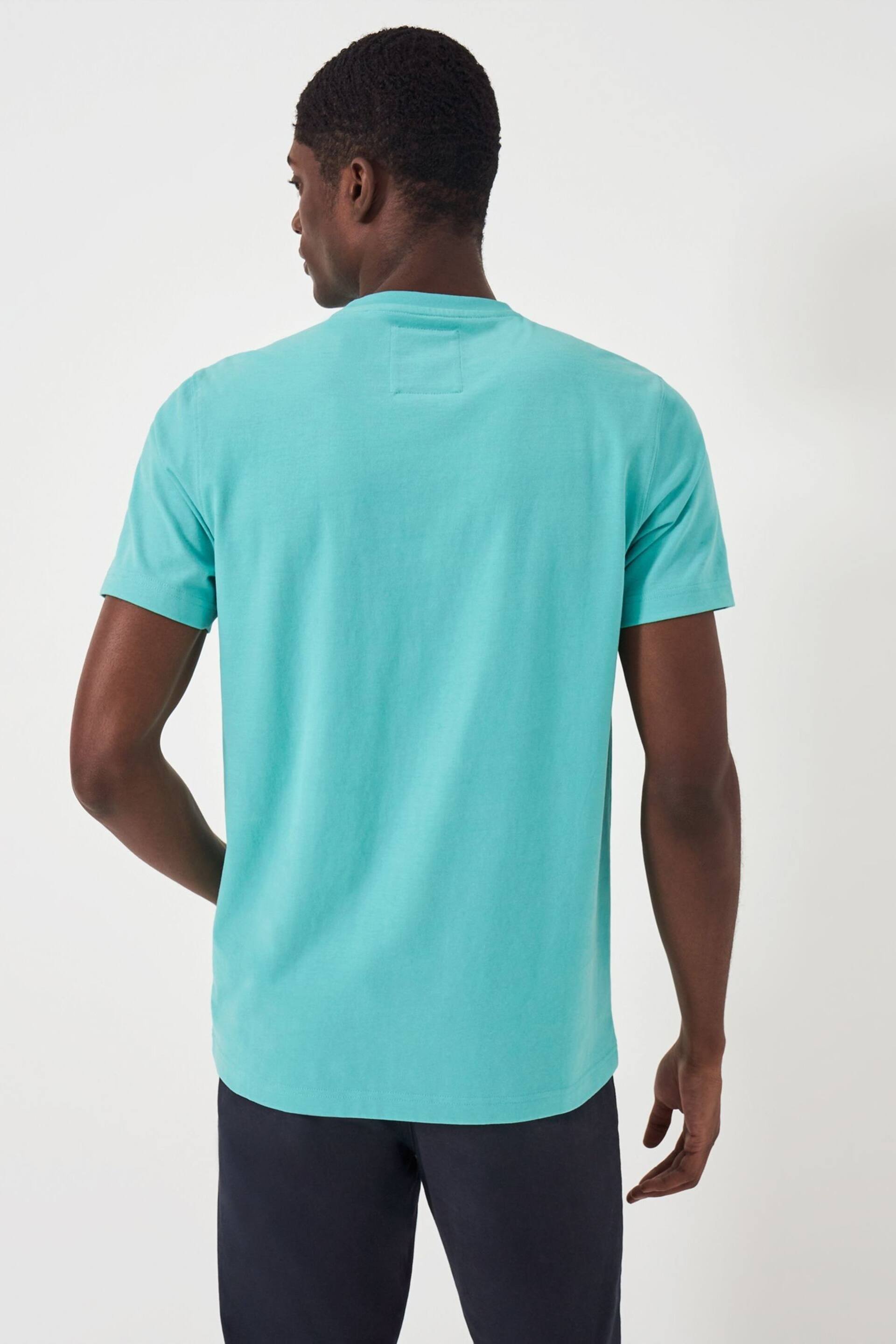 Crew Clothing Plain Cotton Classic T-Shirt - Image 2 of 5