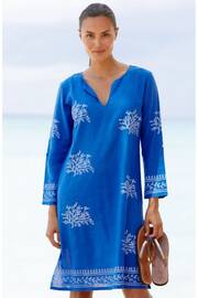 Aspiga Blue Guadalupe Short Tunic - Image 1 of 4