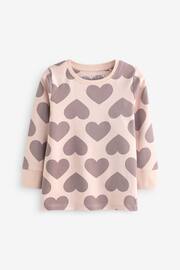 Neutral/ Pink Heart Stampy Pyjamas 3 Pack (9mths-16yrs) - Image 11 of 13