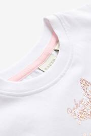 Baker by Ted Baker Graphic White T-Shirt - Image 3 of 4