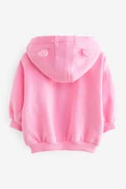 Bright Pink Zip Through Hoodie (3mths-7yrs) - Image 6 of 8