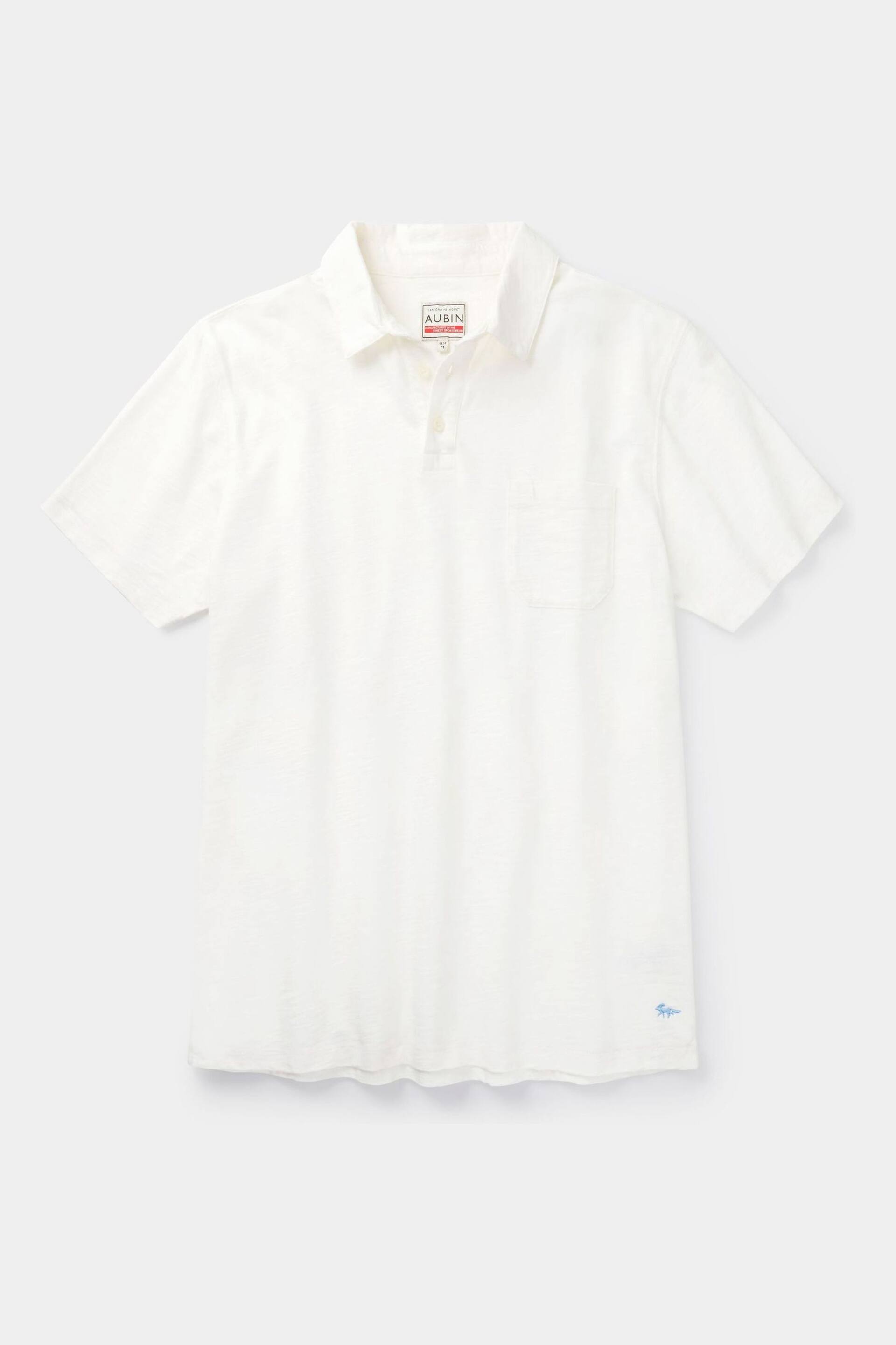 Aubin Claxby Slub Polo Shirt - Image 6 of 7