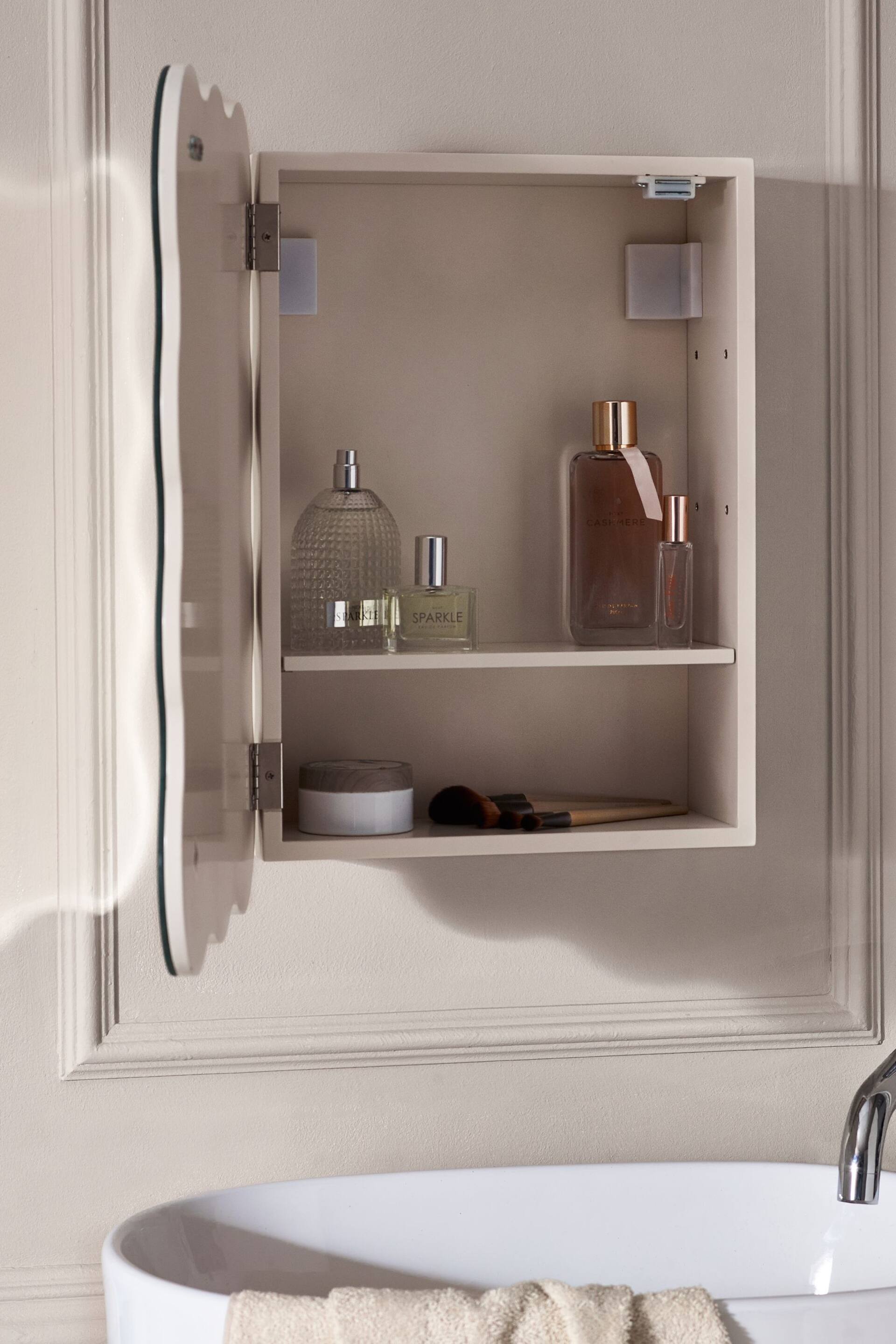 Natural Wave Mirror Cabinet - Image 2 of 8