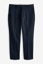 Navy Slim Fit Stretch Sateen Chino Trousers - Image 6 of 9