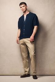 Stone Slim Fit Stretch Sateen Chino Trousers - Image 2 of 9