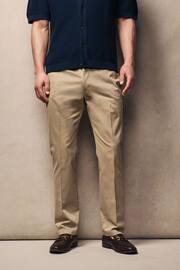 Stone Slim Fit Stretch Sateen Chino Trousers - Image 5 of 9