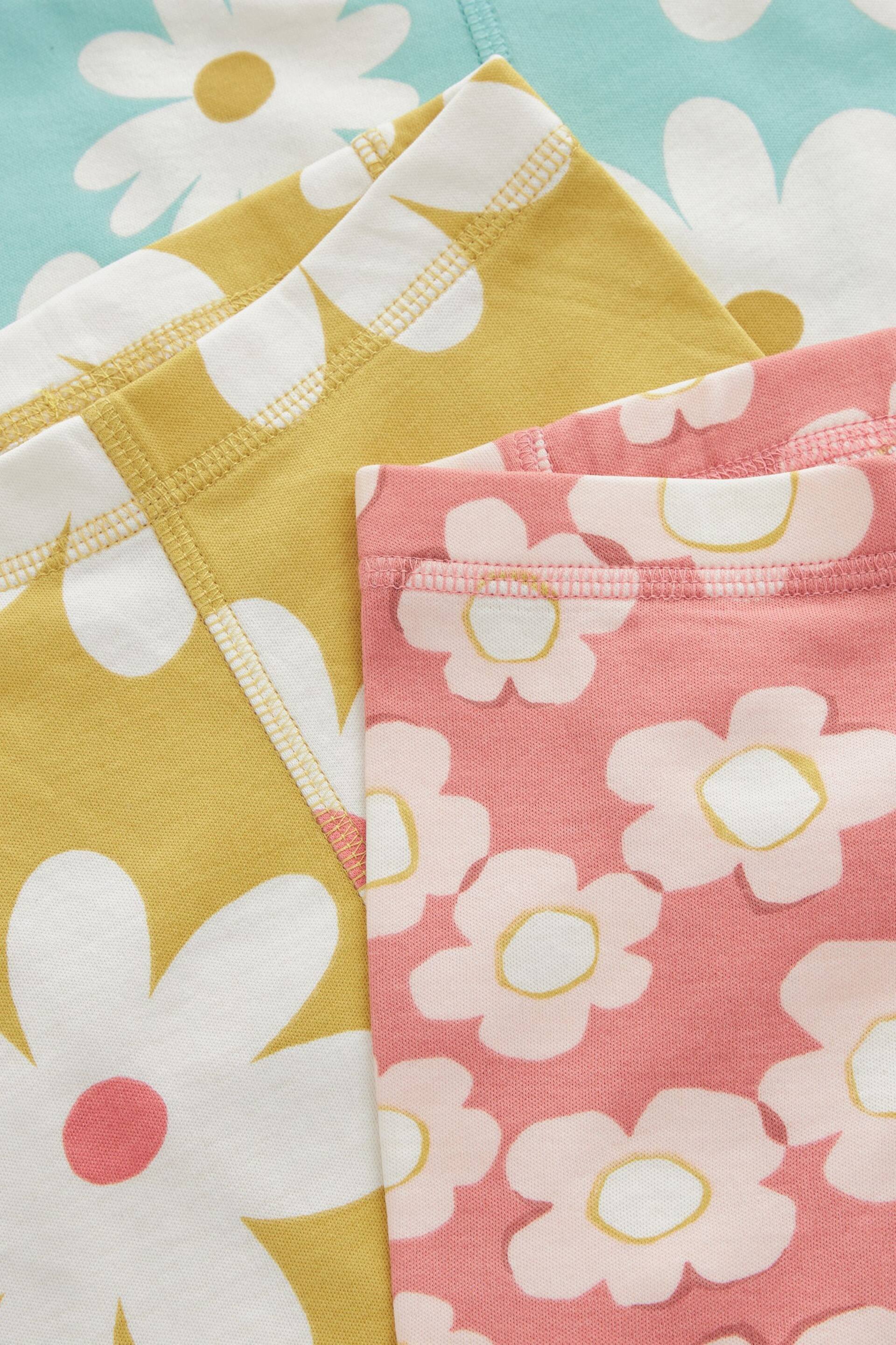 Multi Floral Short Pyjamas 3 Pack (9mths-12yrs) - Image 8 of 8