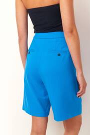 Cobalt Blue Tailored Smart Bermuda Shorts - Image 4 of 7