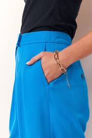 Cobalt Blue Tailored Smart Bermuda Shorts - Image 5 of 7