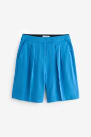 Cobalt Blue Tailored Smart Bermuda Shorts - Image 6 of 7