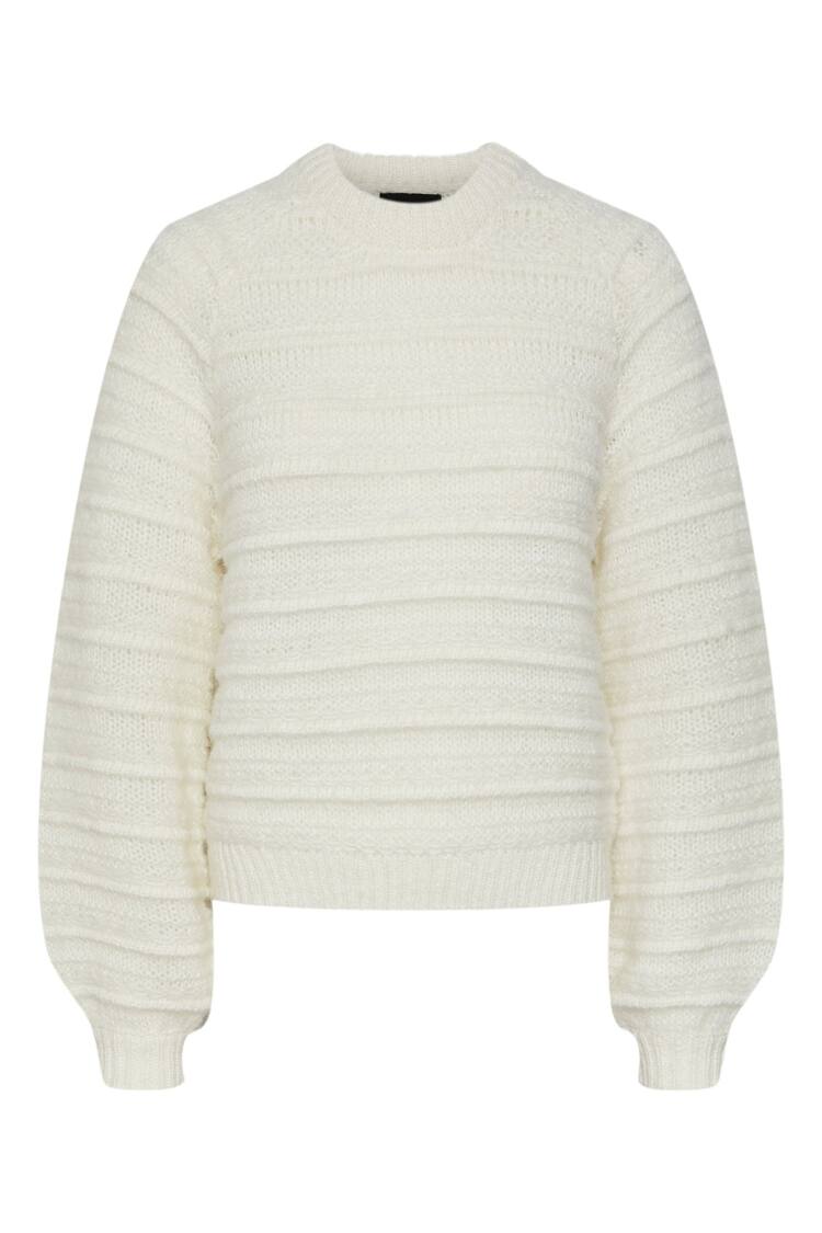 PIECES Cream Cosy Long Sleeve Jumper - Image 5 of 5