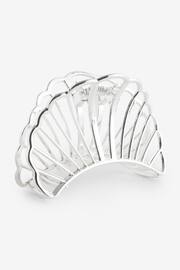 Silver Tone Shell Outline Hair Claw - Image 3 of 3