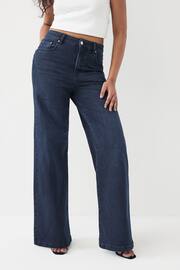 Inky Blue Hourglass Wide Leg Jeans - Image 1 of 7
