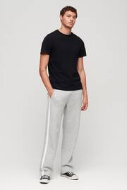 Superdry Grey Essential Straight Joggers - Image 5 of 9