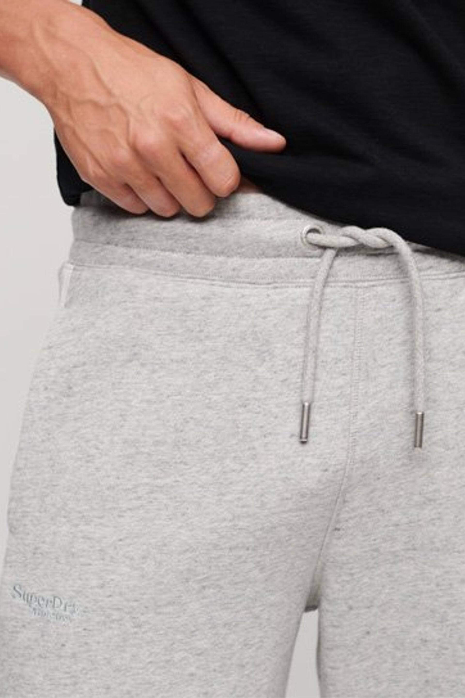 Superdry Grey Essential Straight Joggers - Image 7 of 9