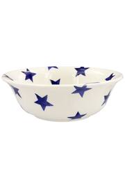 Emma Bridgewater Cream Blue Star Cereal Bowl - Image 2 of 3