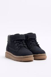 River Island Blue Navy Smart Boots - Image 2 of 5