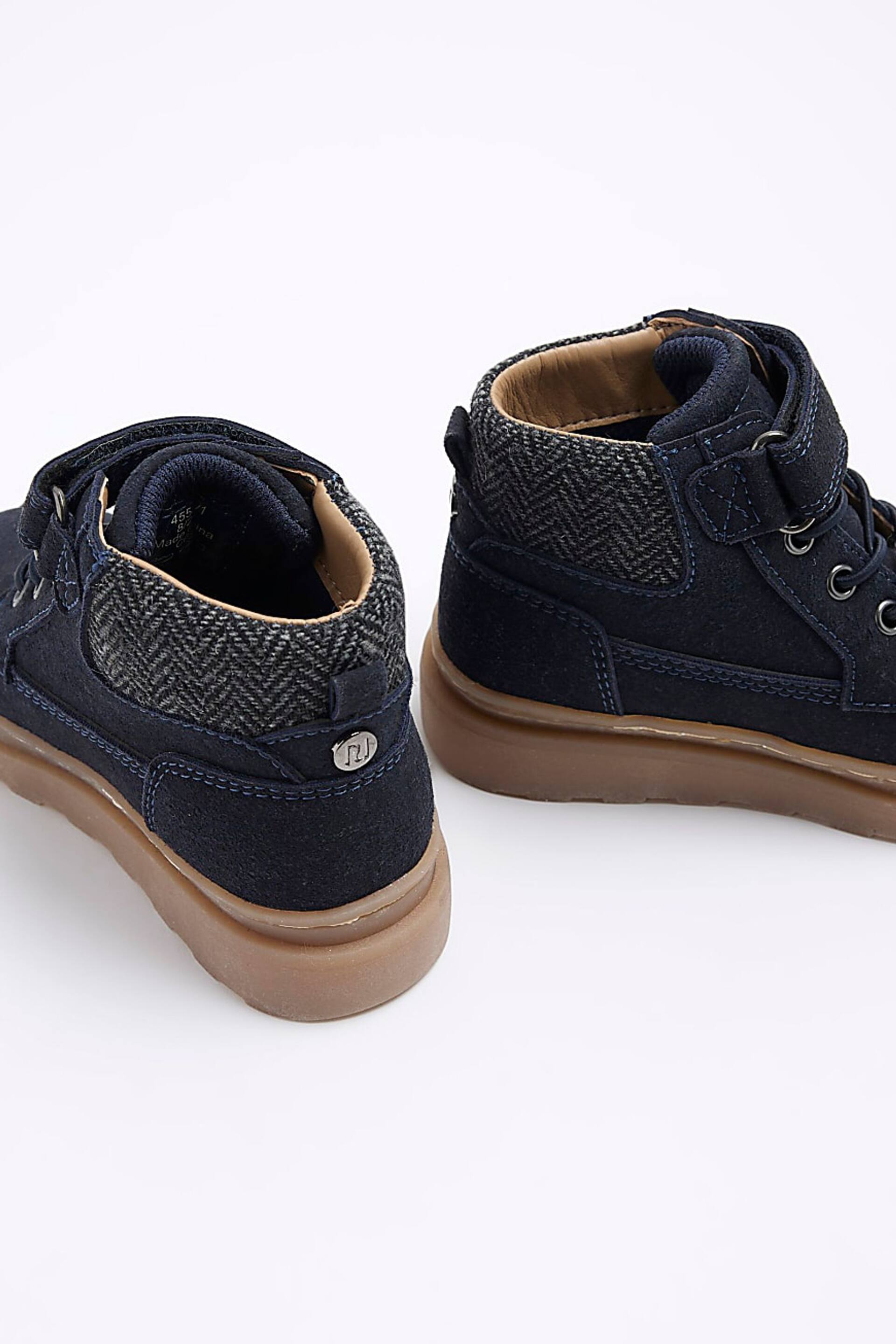 River Island Blue Navy Smart Boots - Image 5 of 5