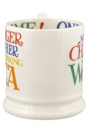Emma Bridgewater Cream Rainbow toast change the world 1/2 Pint Mug - Image 5 of 5