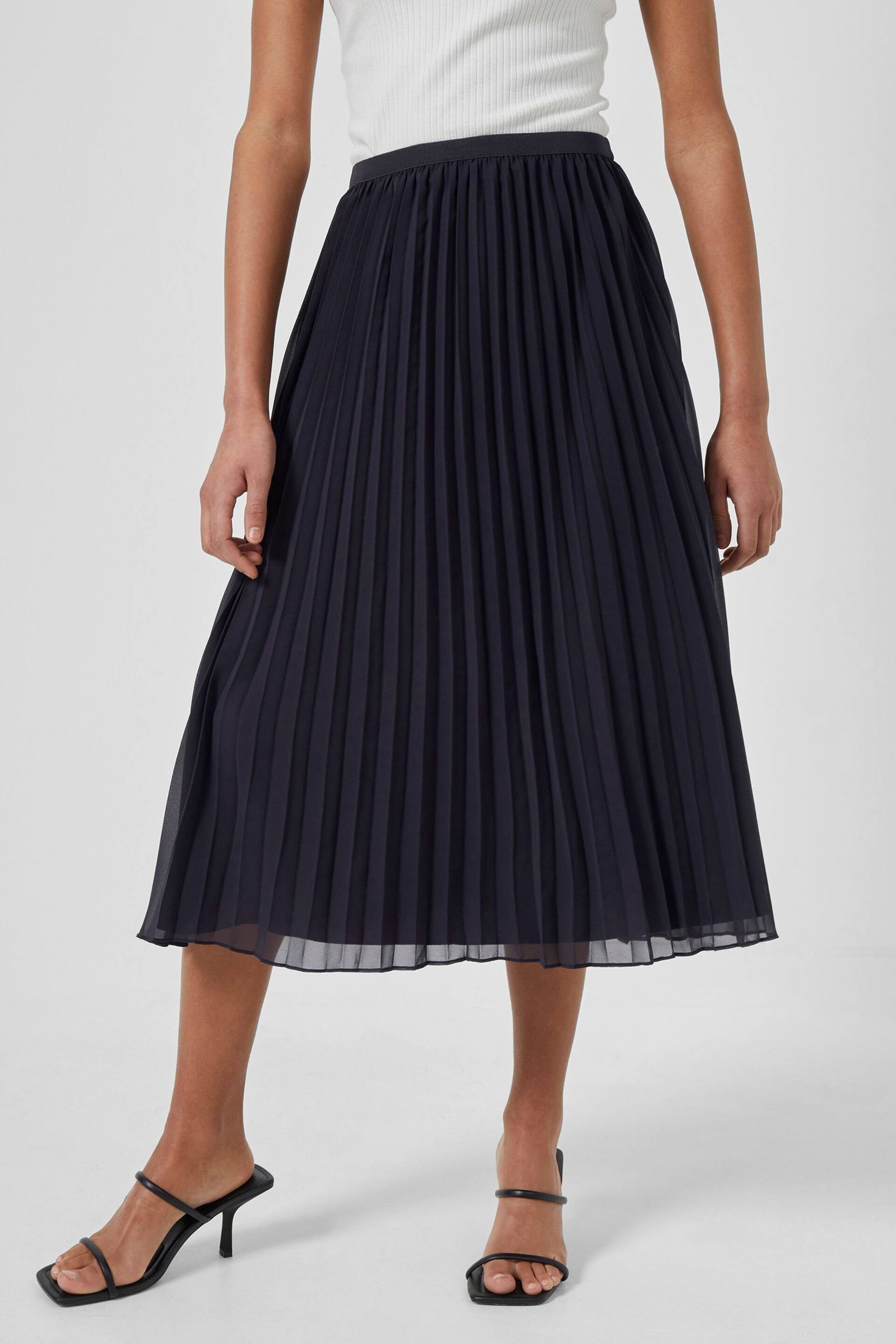 French Connection Pleated Solid Skirt - Image 1 of 4