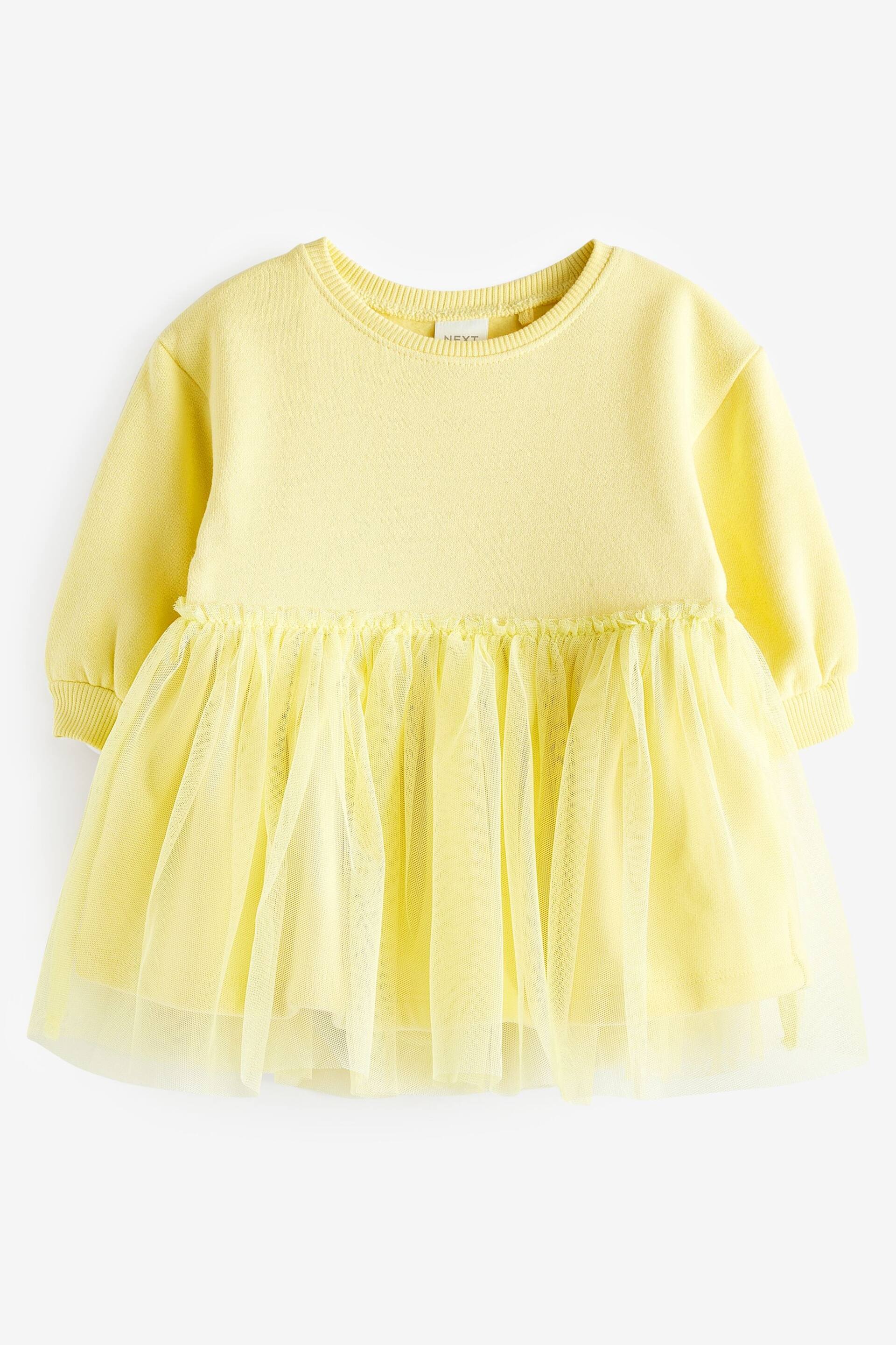 Yellow Sweat Party Dress (3mths-7yrs) - Image 3 of 5