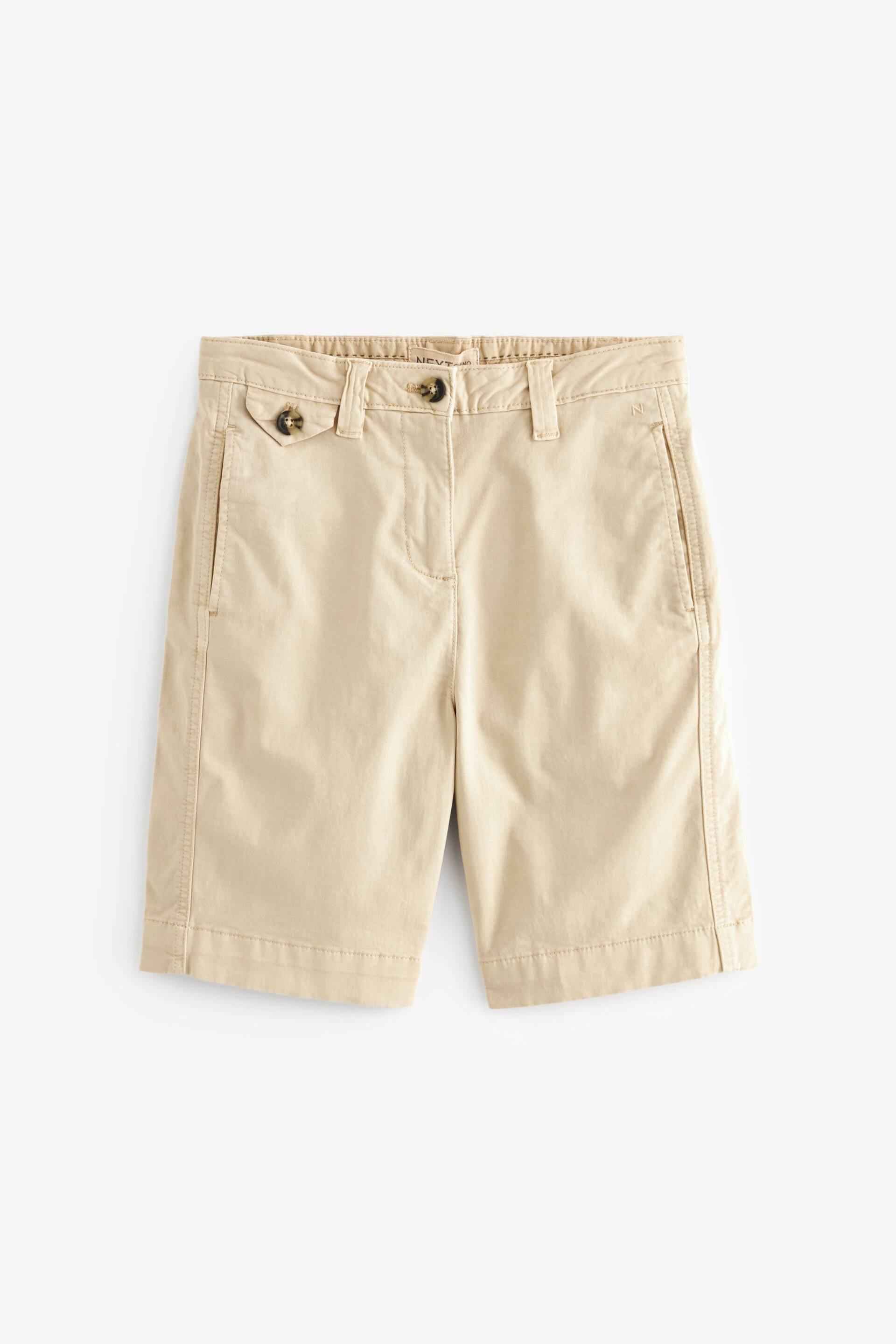 Neutral Chino Knee Length Shorts - Image 5 of 6