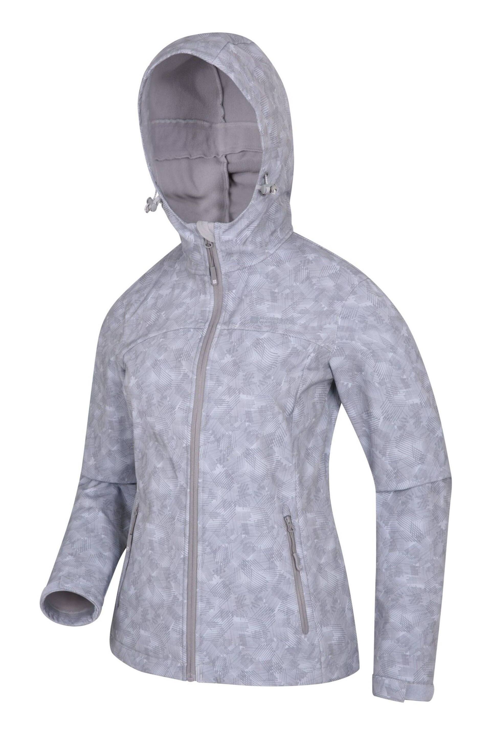 Mountain Warehouse Grey Exodus Womens Softshell Jacket - Image 3 of 5