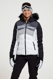 Mountain Warehouse White Womens Cascade Padded Ski Jacket - Image 1 of 5