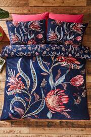 Joe Browns Blue Flamboyant Florals Reversible Bed Set - Image 2 of 6