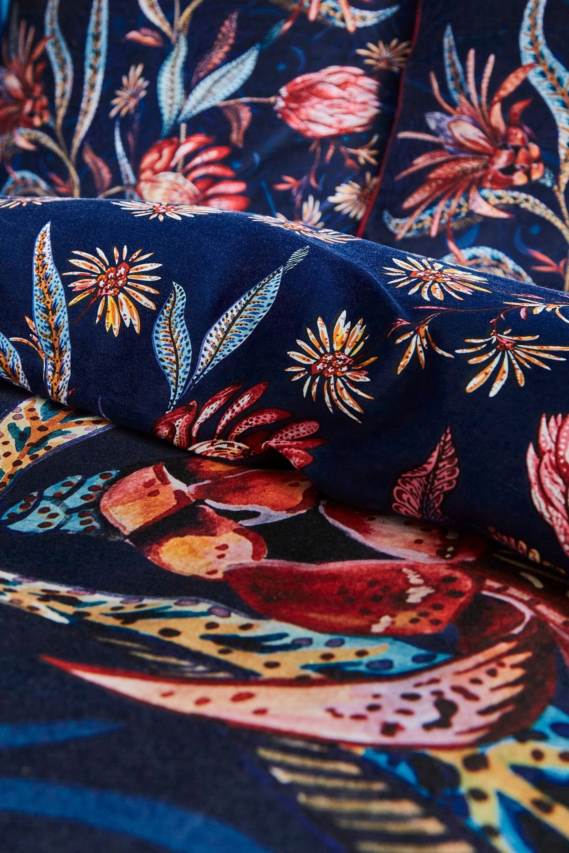 Joe Browns Blue Flamboyant Florals Reversible Bed Set - Image 5 of 6