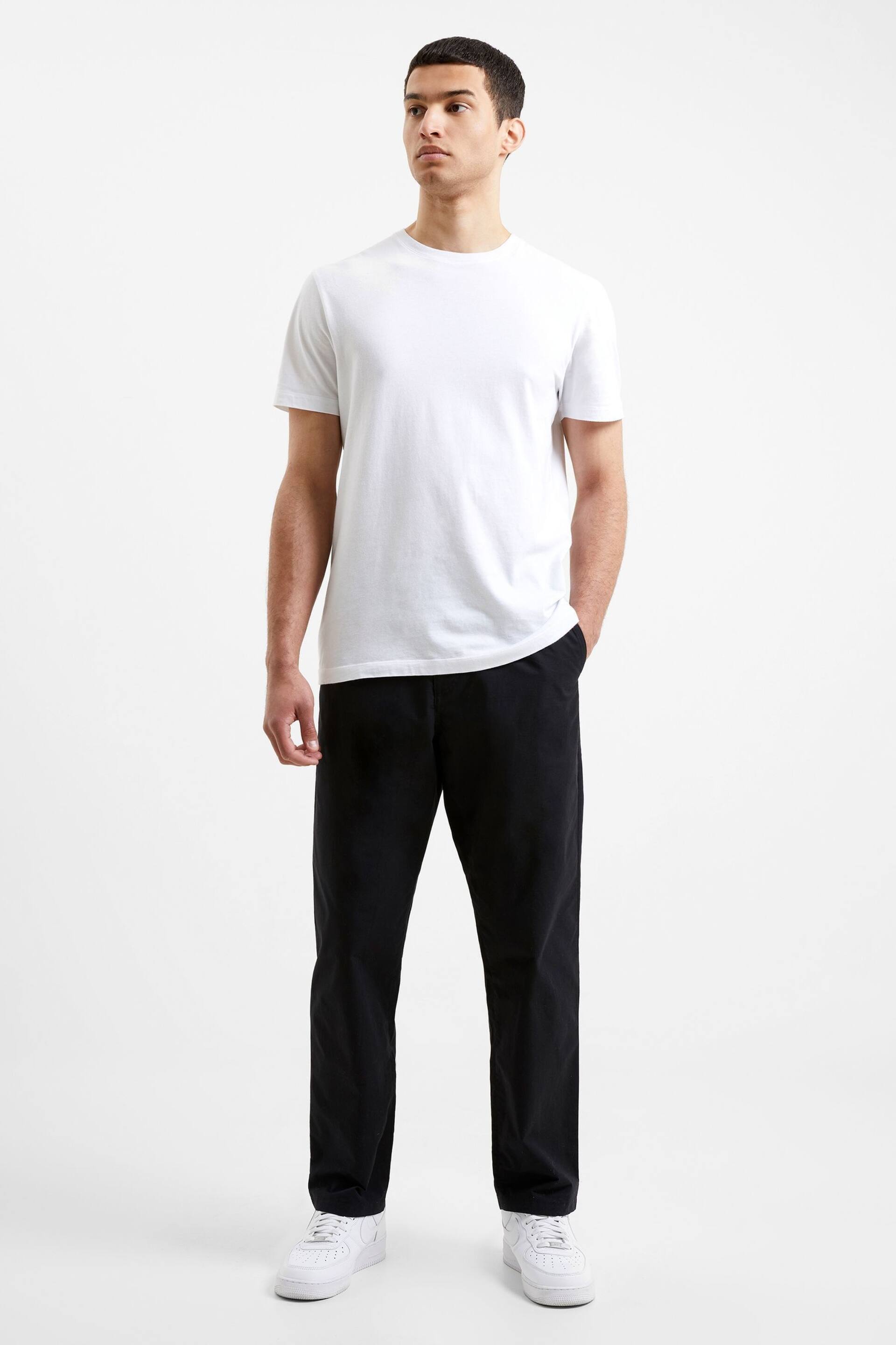 French Connection Military Cotton Tappered Chino Trousers - Image 3 of 3