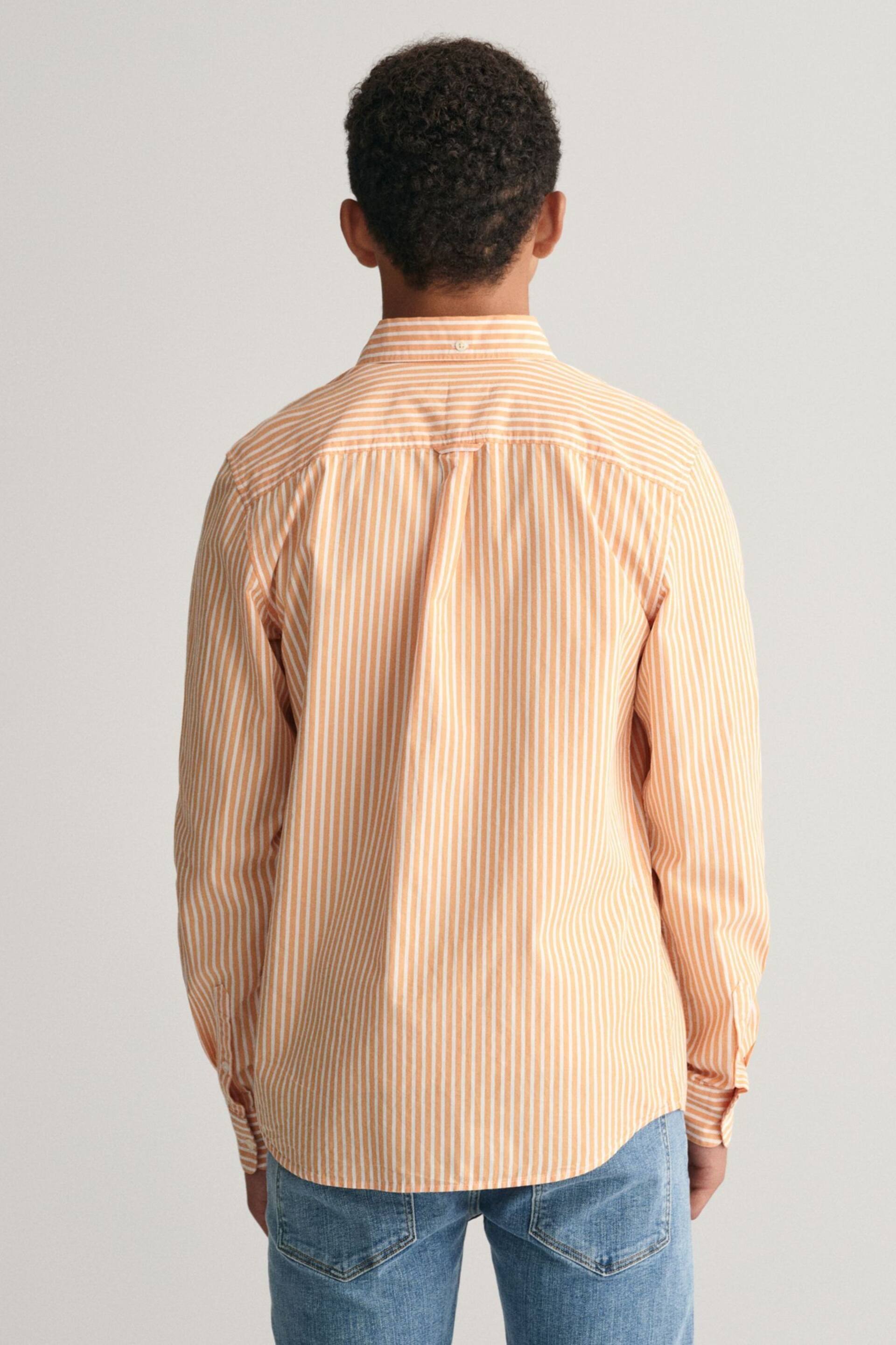 GANT Teens Shield Striped Poplin Shirt - Image 2 of 7