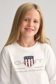 GANT Kids Archive Shield Long Sleeve T-Shirt - Image 4 of 6