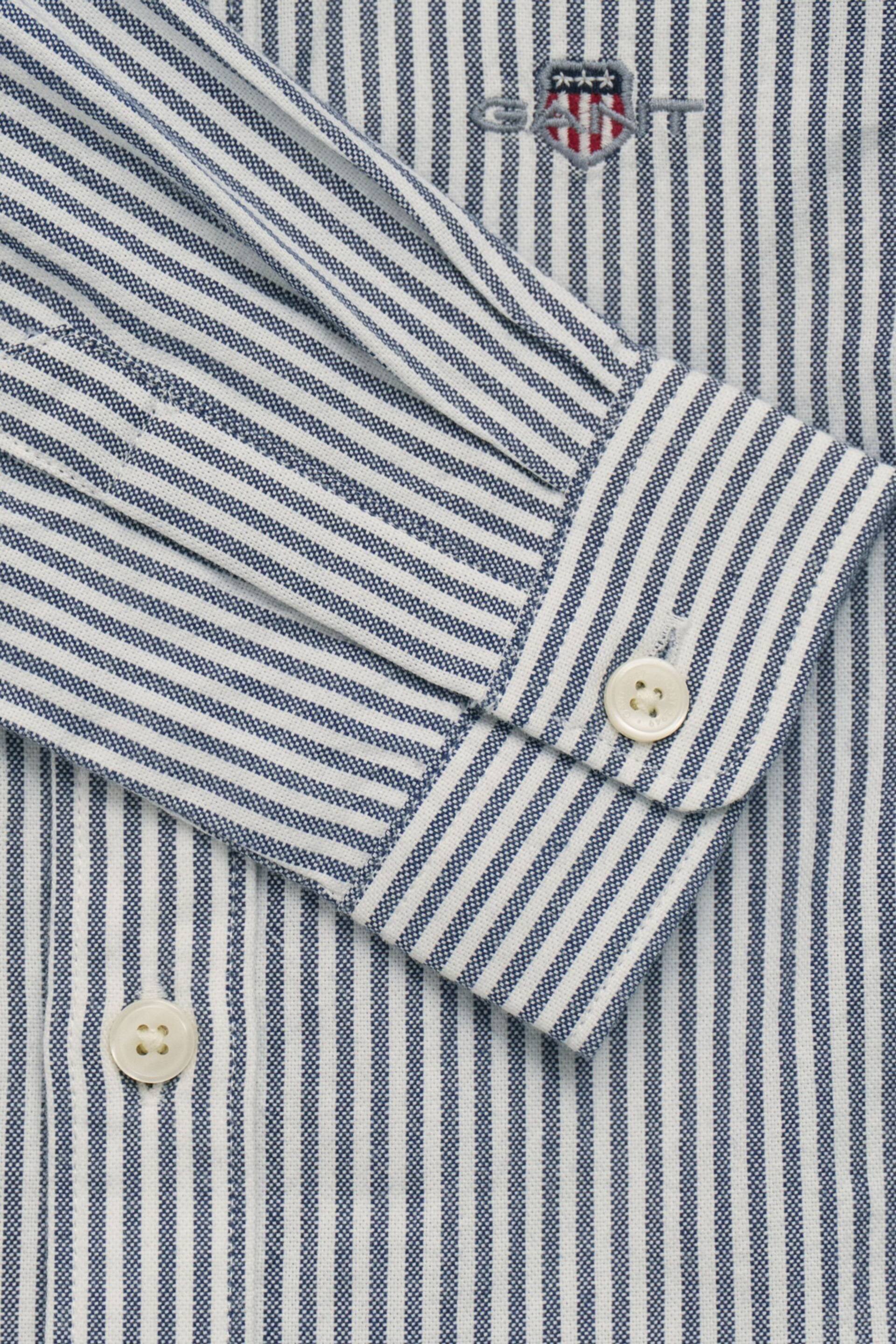 GANT Baby Blue Striped Oxford Shirt - Image 2 of 3