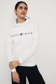 GANT Archive Shield Print Hoodie - Image 1 of 6