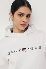 GANT Archive Shield Print Hoodie - Image 3 of 6