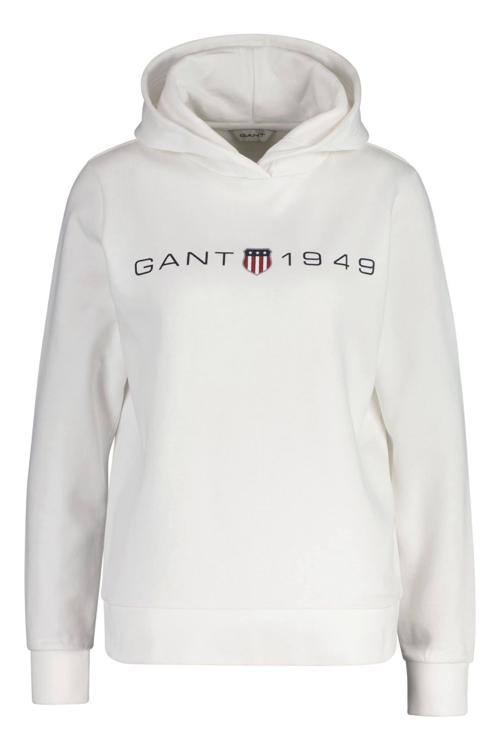 GANT Archive Shield Print Hoodie - Image 4 of 6