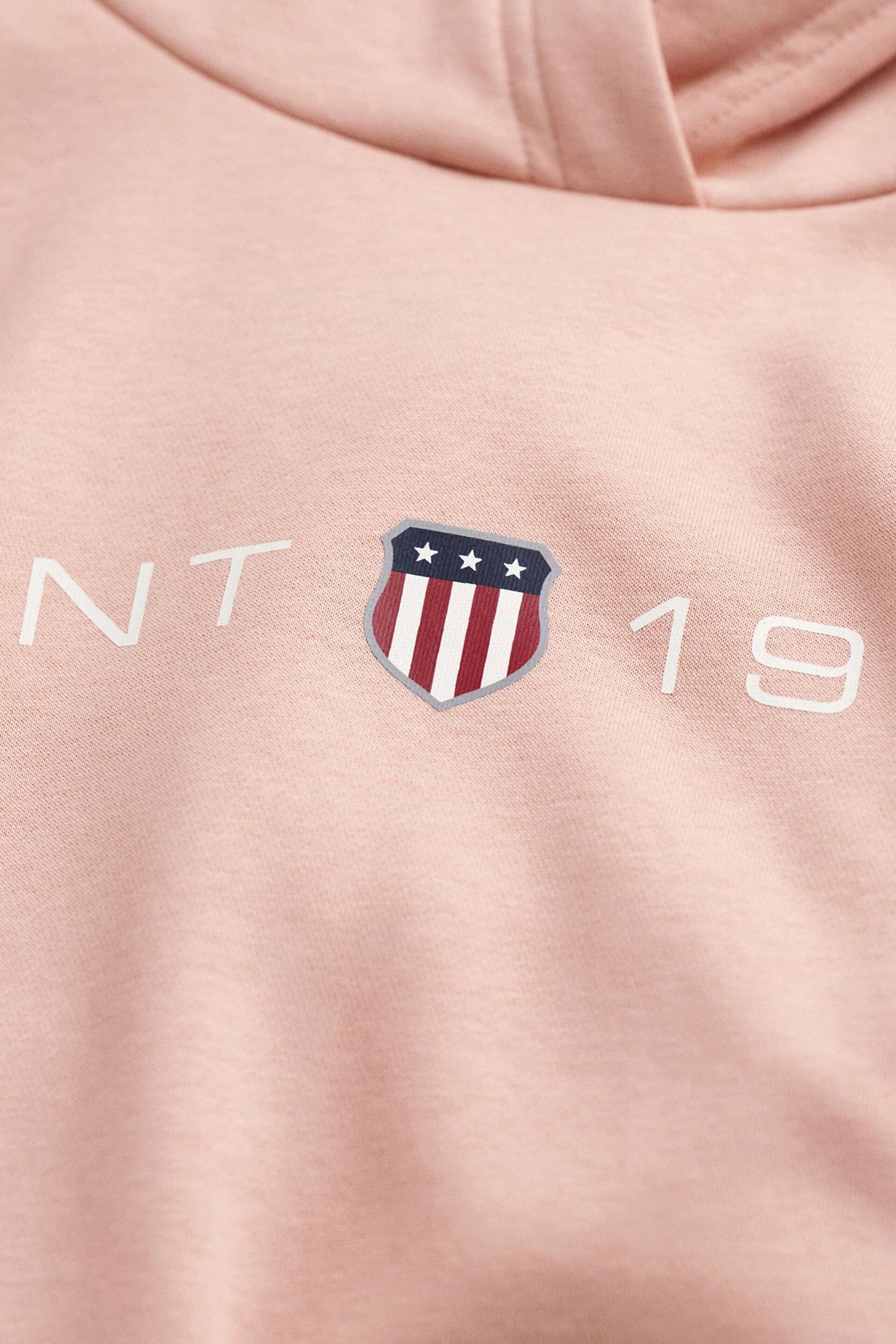 GANT Archive Shield Print Hoodie - Image 5 of 5