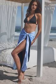 Blue Ombre Sarong Beach Skirt Cover-Up - Image 1 of 6