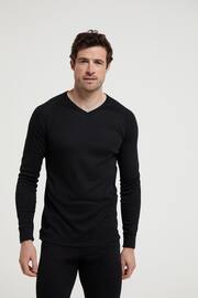 Mountain Warehouse Black Talus Mens Thermal Top - Image 1 of 5