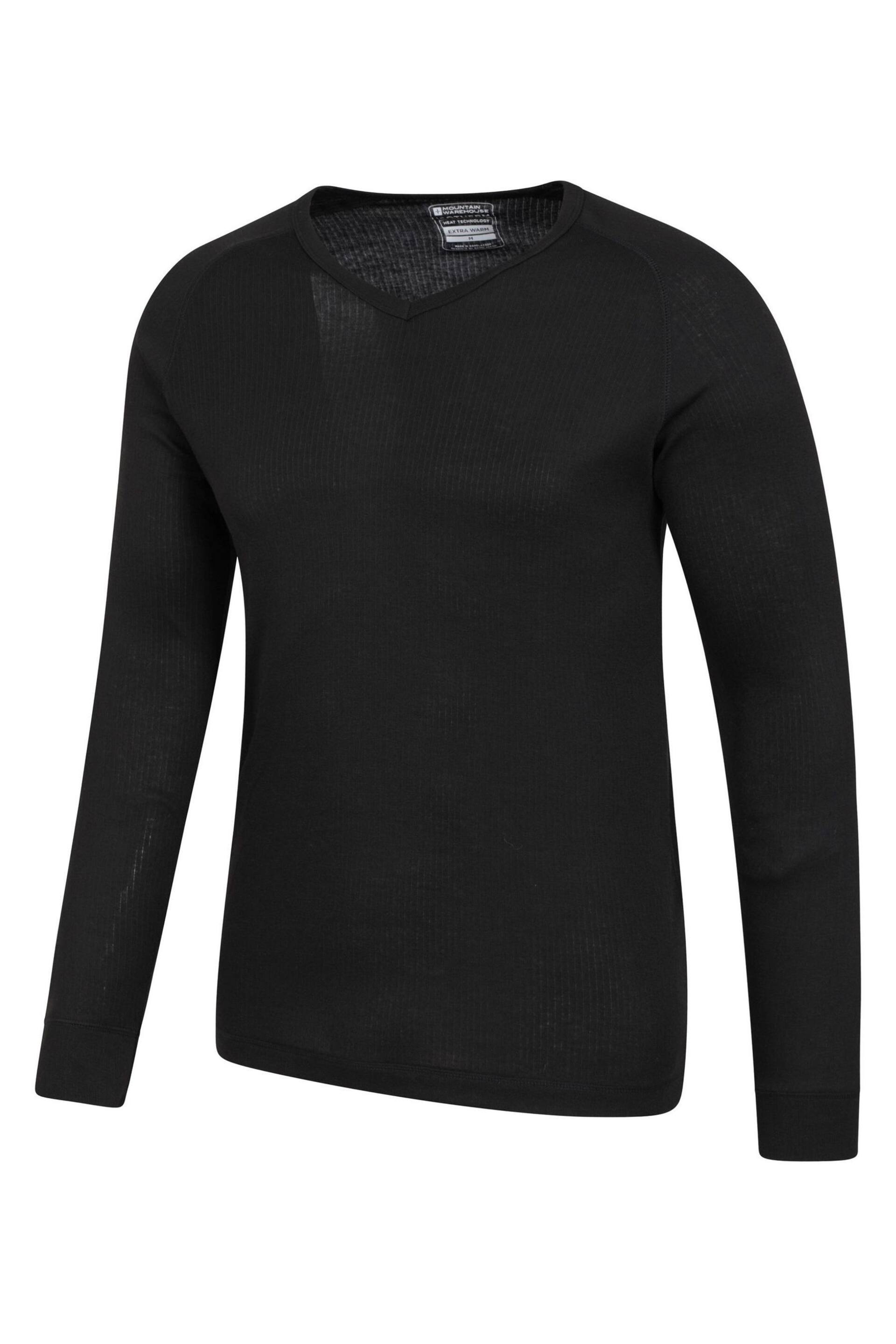 Mountain Warehouse Black Talus Mens Thermal Top - Image 4 of 5