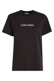 Calvin Klein Black Hero Logo T-Shirt - Image 4 of 6