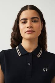 Fred Perry Womens Sleeveless Twin Tipped Polo Shirt - Image 5 of 5
