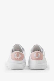 Fred Perry Womens White Lottie Leather Trainers - Image 2 of 5
