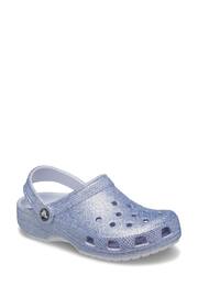 Crocs Kids Violet Purple	Classic Glitter Clogs - Image 6 of 6