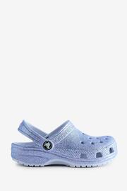 Crocs Violet Purple Classic Glitter Toddler Clogs - Image 1 of 1