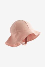 Pink Wide Brim Baby Hat (0mths-2yrs) - Image 1 of 3